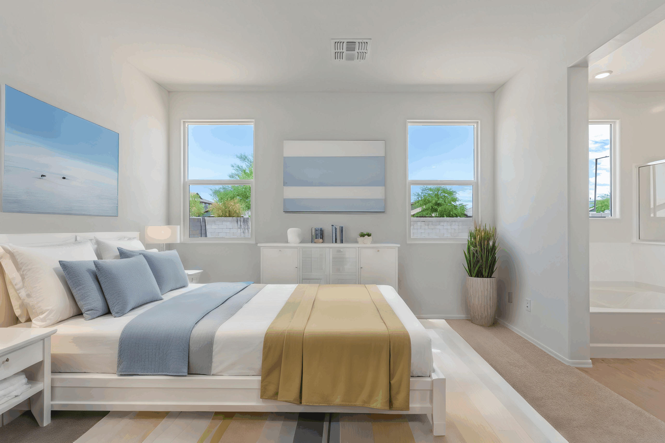 3510 Pansy Virtually Staged Master Bedroom